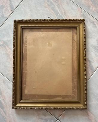 Cornice dorata legno e gesso, inizi XX secolo