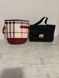 2 borse: scacchi + nera