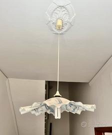 Lampadario vetro colorato