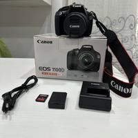 Fotocamera Canon Eos 1100D reflex+ obiettivo