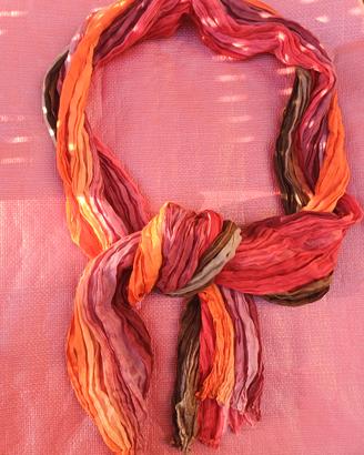 Pashmina in pura seta