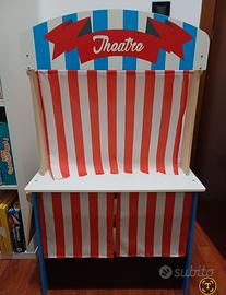 Teatrino/Bancarella bimbi in legno