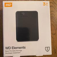 HD WD ELEMENTS 3tb