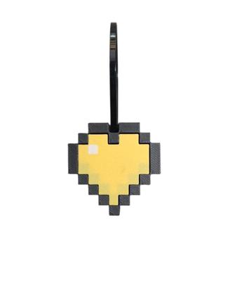 Portachiavi Cuore Pixel Cliccabile – Stampa 3D 