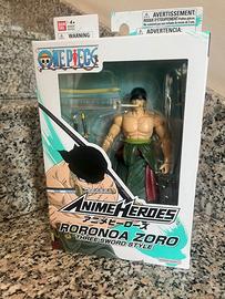 Action figure di Zoro con 3 spade