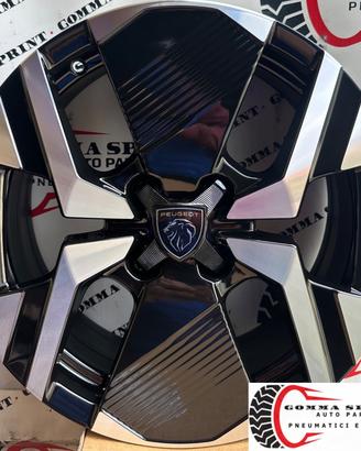 4 CERCHI IN LEGA ORIGINALI RAGGIO 17 PEUGEOT 2008