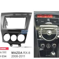 CORNICE NERA LUCIDA RADIO 2-DIN PER MAZDA RX-8 08-