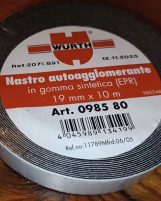 Nastro autoagglomerante Wurth in gomma sintetica 