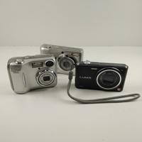 Macchine fotografiche vintage nikon coolpix, lumix