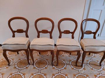 Sedie imbottite classiche