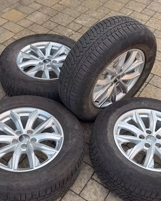 cerchi  Audi e gomme invernali Continental