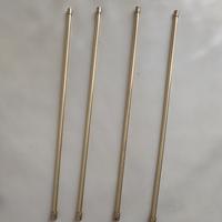 Bastoncini forati per tende cromati oro