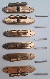 Cremonesi per Finestre in Ottone Lucido massiccio