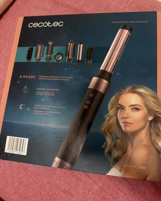 Cecotec Bamba CermicCare AirGlam Black 8in1 Nuovo