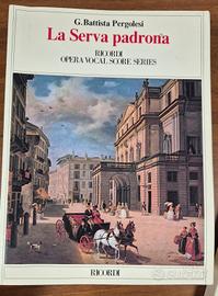 Spartito canto e pianoforte La Serva Padrona