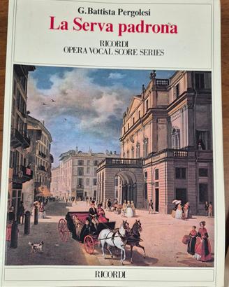 Spartito canto e pianoforte La Serva Padrona