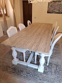 Tavolo in legno soggiorno/cucina