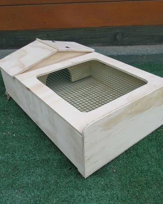 Terrario per tartarughe 60x40x20 Lati Chiusi