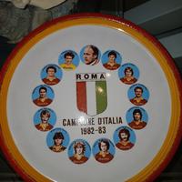 Piatto Roma Campione d'Italia 82/83