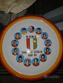 Piatto Roma Campione d'Italia 82/83
