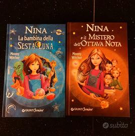 2 romanzi serie  Nina la bambina della sesta Luna 