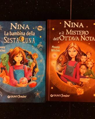 2 romanzi serie  Nina la bambina della sesta Luna 