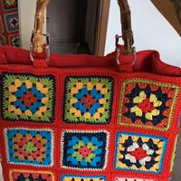 Borsa handmade Granny Square