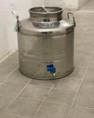 Fusti per olio in acciao inox
