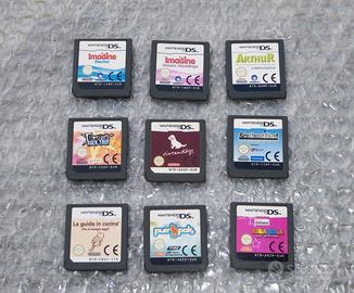 Lotto 9 giochi vari per Nintendo DS
