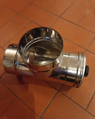 Raccordo con ispezione canna fumaria