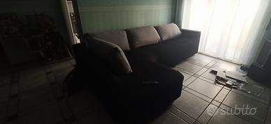 copridivano elastico nero o grigio