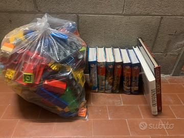 Set lego e libri per i bimbi