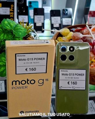 MOTOROLA MOTO G15 POWER 512GB nuovo