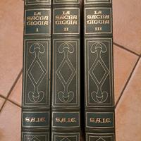 LA SACRA BIBBIA, illustrata, 3 volumi, SAIE 1977