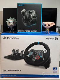 Volante Logitech G29 + Cambio - PS4 - PS5 - PC