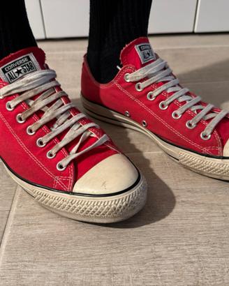 All Star Converse rosse tg 44