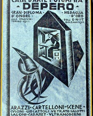 Futurismo poster futurista fortunato depero