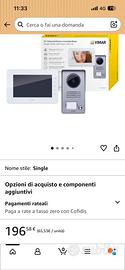 Videocitofono ancora siggillato