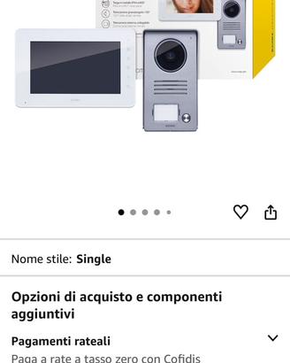 Videocitofono ancora siggillato