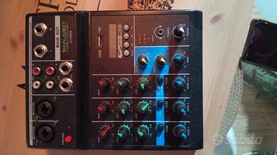 mixer e luci led