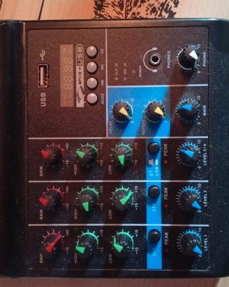 mixer e luci led