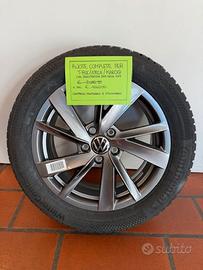 CERCHI E GOMME ORIGINALI 215/55R17 98V VW-SE-SK