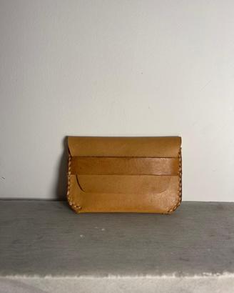 Portafoglio cuoio 100% naturale,fatto a mano da me