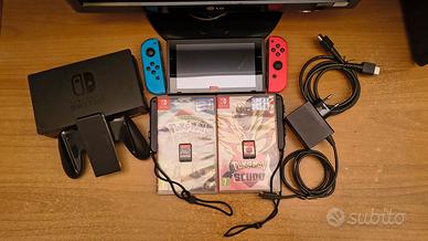 Nintendo Switch con 2 giochi e SD