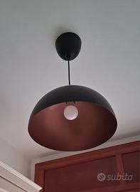 Lampadario IKEA DYVIKA nero rame