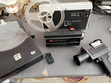proiettore e camera super 8