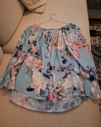 camicia estiva floreale