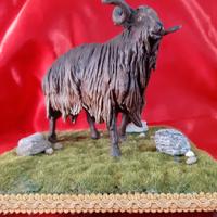 Animali per presepe Napoletano caprone pecora