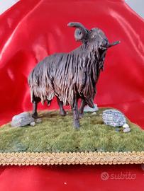 Animali per presepe Napoletano caprone pecora