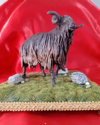 Animali per presepe Napoletano caprone pecora